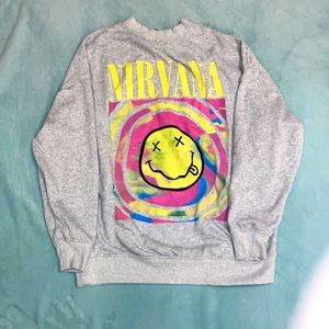 Light gray Nirvana sweatshirt